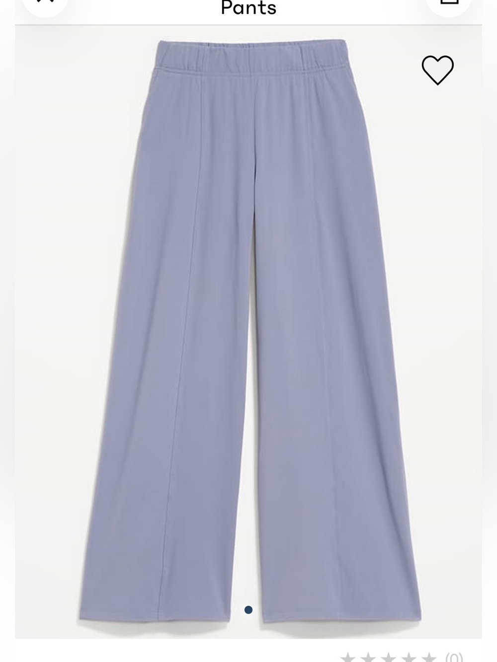 Old Navy High-Waisted PowerSoft Trouser Pants Lunar Path Purple NEW Large Pe
